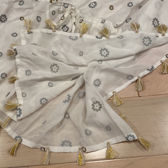 CHACH beach girls gold tassel sequin trim beach cover up dress - Picture 9 of 12